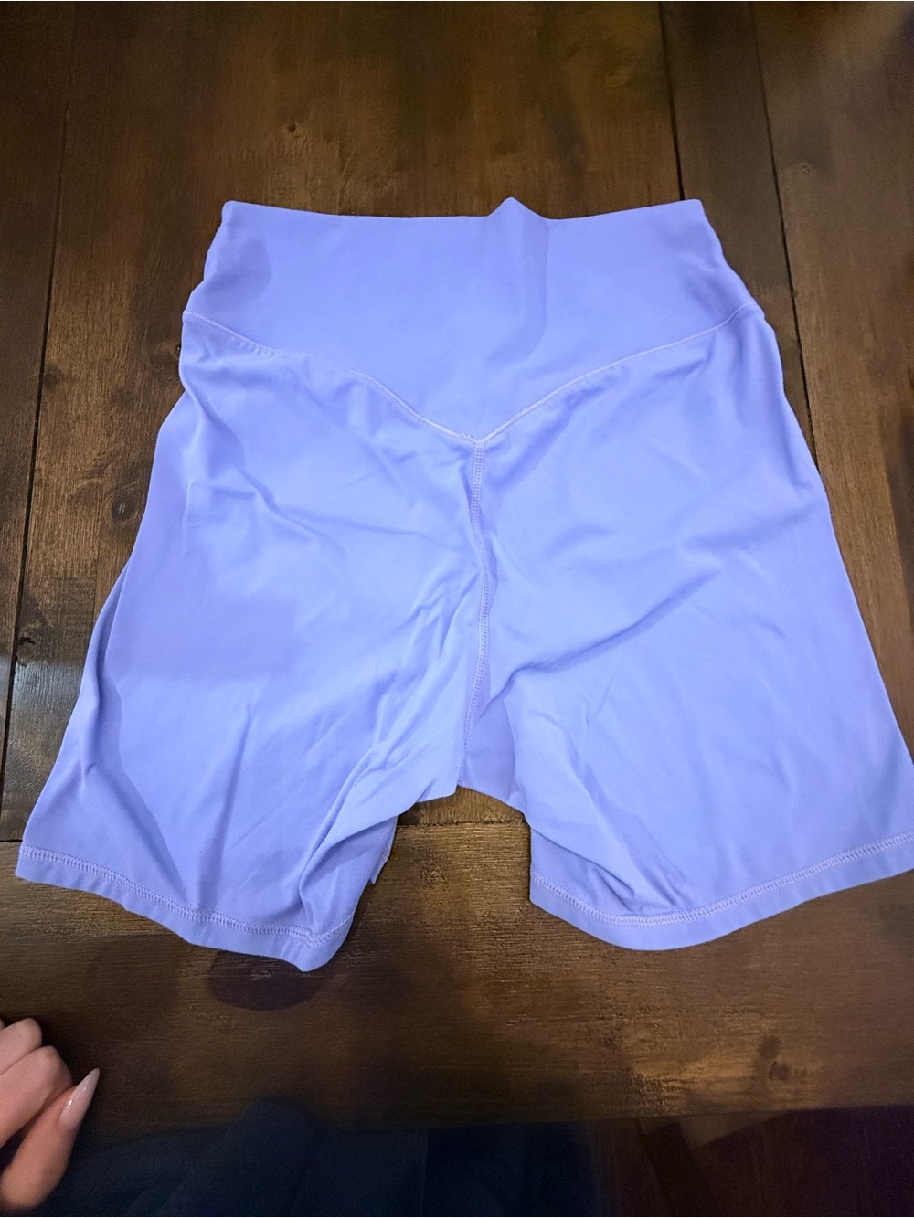 Amazon Women's Athletic Bike Shorts in Lavender